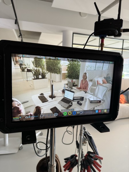 Behind the scenes camera