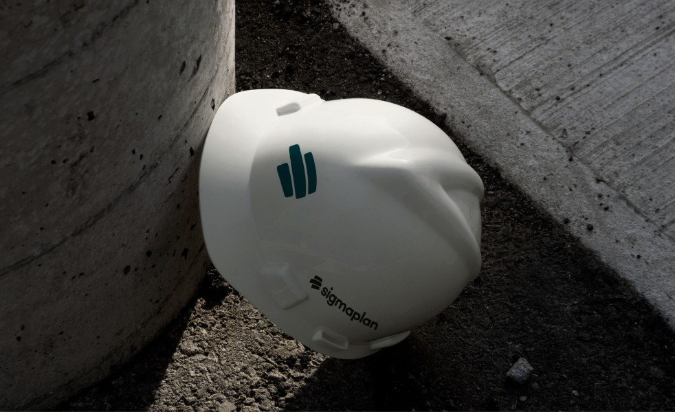 Branding op helm