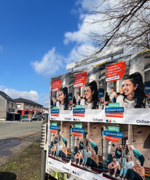 Affiches infodag Hogeschool Odisee