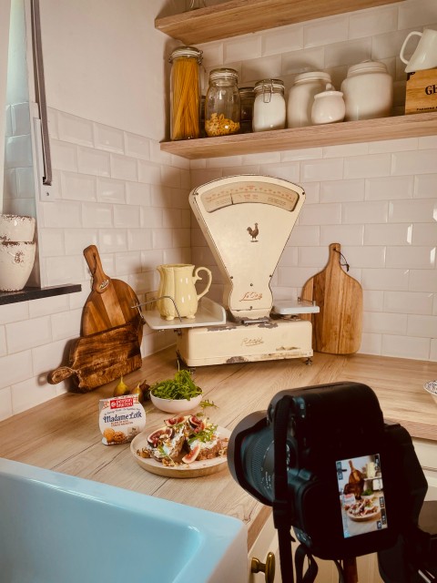Behind the scenes photo shoot