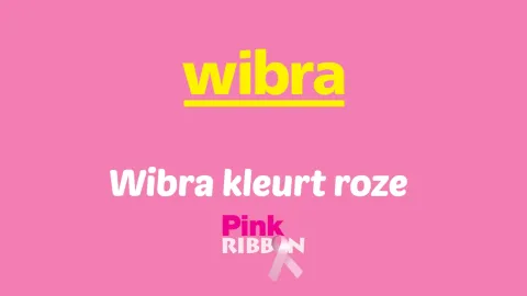 Wibra kleurt roze - Pink Ribbon