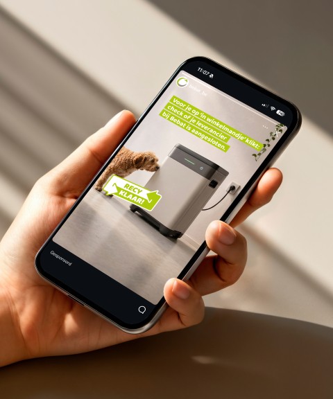Foto Recyklaar campagne op gsm