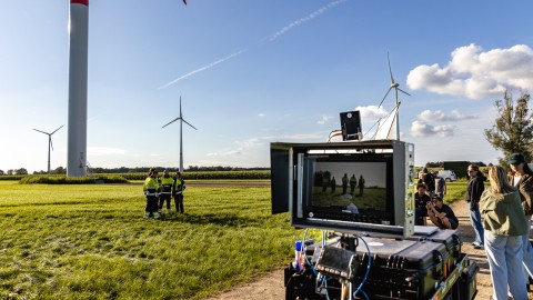 Foto set Fluvius buiten