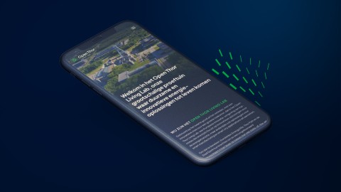 OpenThor website op mobiel