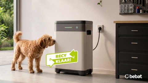 Foto campagne 'recyklaar' met hond
